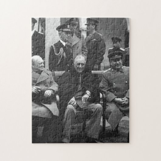 Puzzle Conférence de Yalta Roosevelt Staline Churchill 19 (Vertical)