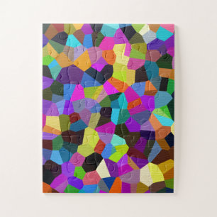 Puzzle Confetti dans les tons bijoux