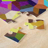 Puzzle Confetti dans les tons bijoux (Côté)
