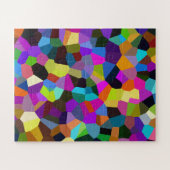 Puzzle Confetti dans les tons bijoux (Horizontal)
