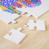 Puzzle Configuration de texte BRITANNIQUE de ville de la (Côté)