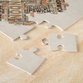 Puzzle Configuration de texte BRITANNIQUE de ville de la (Côté)