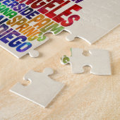 Puzzle Configuration de texte de typographie de la (Côté)