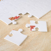 Puzzle Configuration de texte de typographie des (Côté)