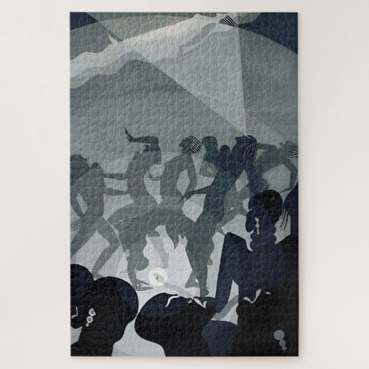 Puzzle Congo – 1928 Aaron Douglas Art (Vertical)