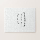 Puzzle Congratulations graduate name class of 20XX type w (Horizontal)