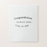 Puzzle Congratulations graduate name class of 20XX type w<br><div class="desc">Design</div>