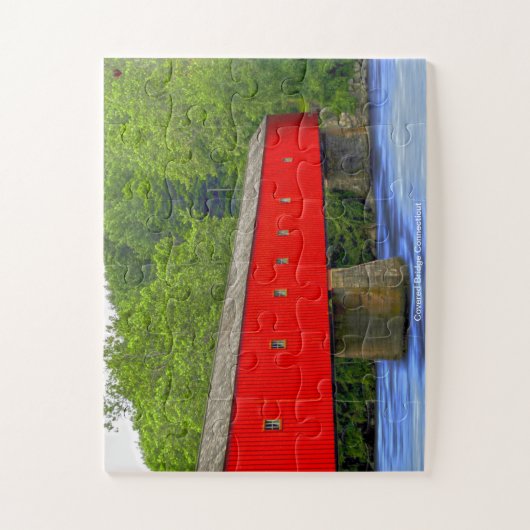 Puzzle Connecticut du pont couvert (Vertical)