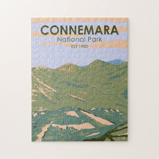 Puzzle Connemara National Park Irlande Douze Bens Travel (Vertical)