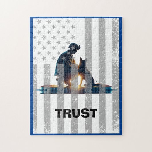 Puzzle Connexion coeur : Héros & Chiens (Vertical)