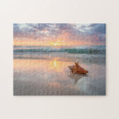 Puzzle Conque Shell sur la plage | Jamaïque (Horizontal)