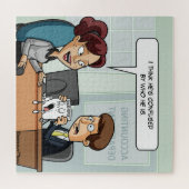Puzzle Conseil d'administration comptable Pun Jigsaw Puzz (Horizontal)