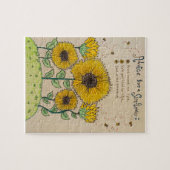 Puzzle "Conseil d'un tournesol" (Horizontal)