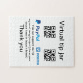 Puzzle Conseil virtuel jar q r code argent don PayPal ven (Horizontal)