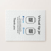 Puzzle Conseil virtuel jar q r code argent don PayPal ven (Horizontal)