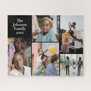 Puzzle Conservation de la famille cinq photos