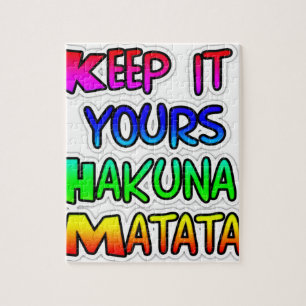 Puzzle Conserver votre Hakuna Matata Art Print