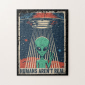 Puzzle Conspiration spatiale Alien amusante (Vertical)