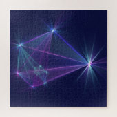 Puzzle Constellation, Art fractal abstrait fantastique (Horizontal)