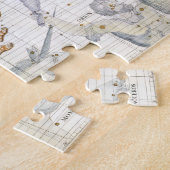 Puzzle Constellation de Gémeaux avec le mineur de Canis, (Côté)