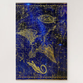 Puzzle Constellation Lacerta. (Vertical)