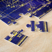 Puzzle Constellation Lacerta. (Côté)