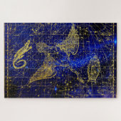 Puzzle Constellation Lacerta. (Horizontal)