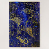 Puzzle Constellation Lacerta. (Vertical)