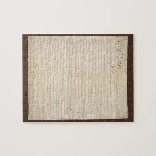 Puzzle Constitution des États-Unis, Nous le peuple (Horizontal)