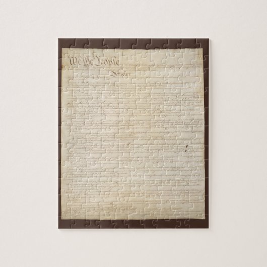 Puzzle Constitution des États-Unis, Nous le peuple (Vertical)