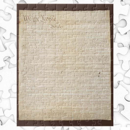 Puzzle Constitution des États-Unis, Nous le peuple