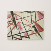 Puzzle Construction linéaire, c.1921 (gouache sur le (Horizontal)