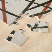Puzzle Construction linéaire, c.1921 (gouache sur le (Côté)