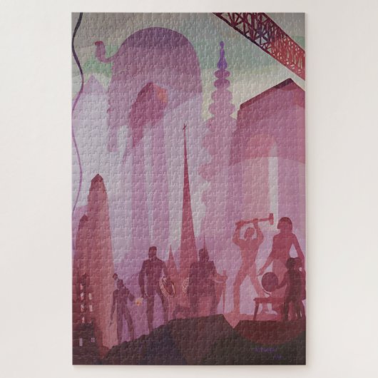 Puzzle Construire des demeures plus majestueuses – Art d' (Vertical)
