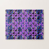 Puzzle Contained Sky Flame Tulips (Horizontal)