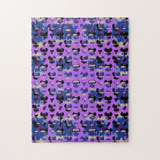 Puzzle Contained Sky Flame Tulips (Vertical)