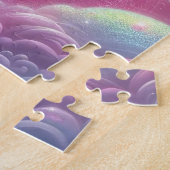 Puzzle Conte de fée de Whimsical parties scintillant rose (Côté)