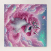 Puzzle Conte de fée de Whimsical parties scintillant rose (Horizontal)