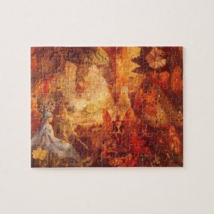Puzzle Conte de fées vintage Le Rouge-gorge captif par Fi