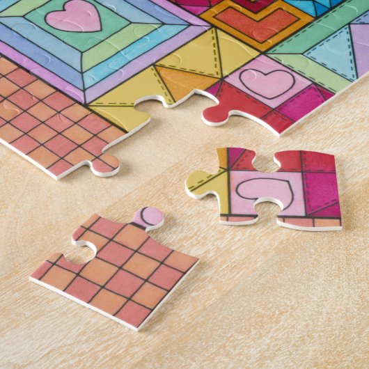 Puzzle Conte fée enchantée Kaleidoscope Couette (Côté)