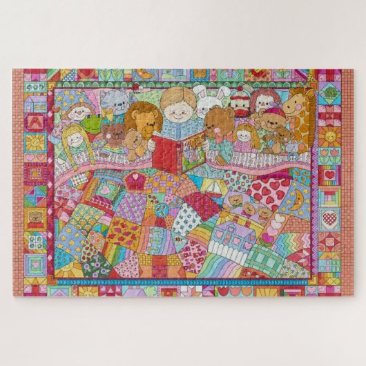 Puzzle Conte fée enchantée Kaleidoscope Couette (Horizontal)