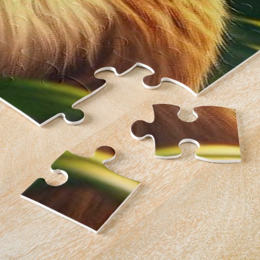 Puzzle Contemplative Jungle Ape - Grumpy Cheeks Monkey Po (Côté)