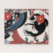 Puzzle Contemporary ukiyoe, Kimono beauty (Horizontal)