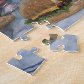 Puzzle "Contenté" de ma peinture à l'huile originale (Côté)