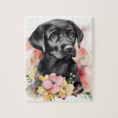 Puzzle Continuez à regarder - Labrador Retriever - Black (Vertical)