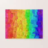 Puzzle Contours de peinture arc-en-ciel (Horizontal)