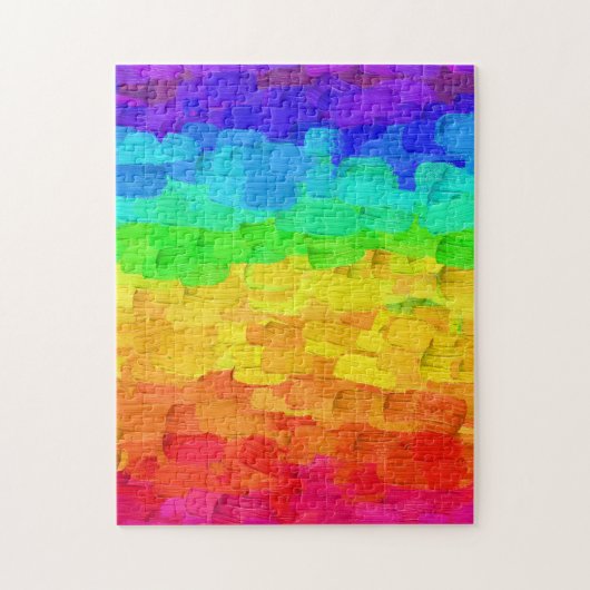 Puzzle Contours de peinture arc-en-ciel (Vertical)