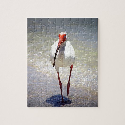 Puzzle Contrefiche blanche d'IBIS (Vertical)