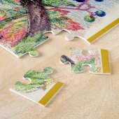 Puzzle Conversation à poitrine jaune (Côté)