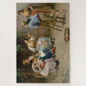 Puzzle Conversation joviale dans un jardin italien (Vertical)